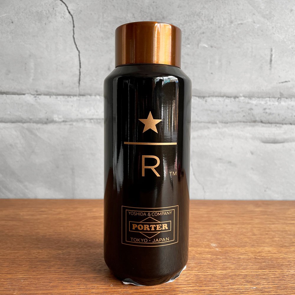 スターバックス Starbucks × ポーター PORTER リザーブ リサイクルステンレスボトル 355ml ブラック 吉田カバン 2025年 未使用品 ♪