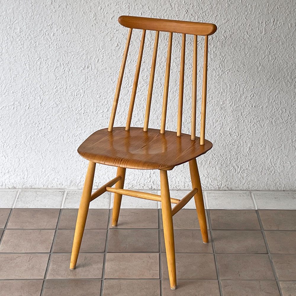 エズビーヴァーケン Edsby Verken T65 ファネットチェア Fanett Chair ダイニングチェア アッシュ材 イルマリ・タピオヴァーラ スウェーデン 北欧ビンテージ 希少 ◇