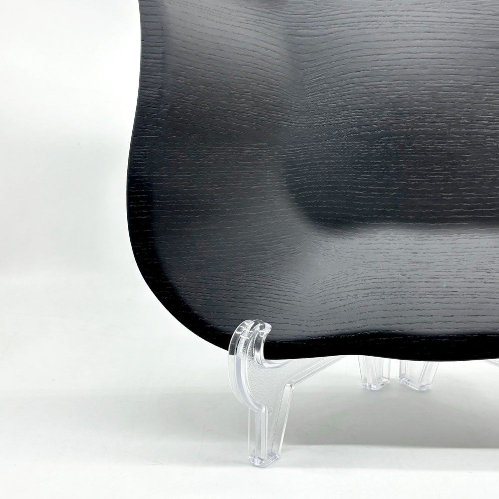 イッタラ iittala アルヴァ・アアルトコレクション Alvar Aalto プライウッドボウル プレート 385mm  ブラック 北欧 バーチ材 希少カラー ●