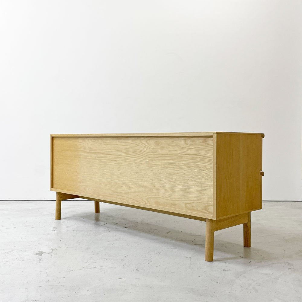 イデー IDEE スティルト サイドボード L STILT SIDEBOARD L テレビボード AVボード オーク材 W141cm マリナ・ボーティエ ナチュラル ●