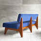 イデー IDEE ソリッドベンチ SOLID BENCH ソファ 2人掛けソファ 長椅子 W150cm ネイビーカラー アッシュ材フレーム アントンブラウン 参考価格￥199,900- ♪