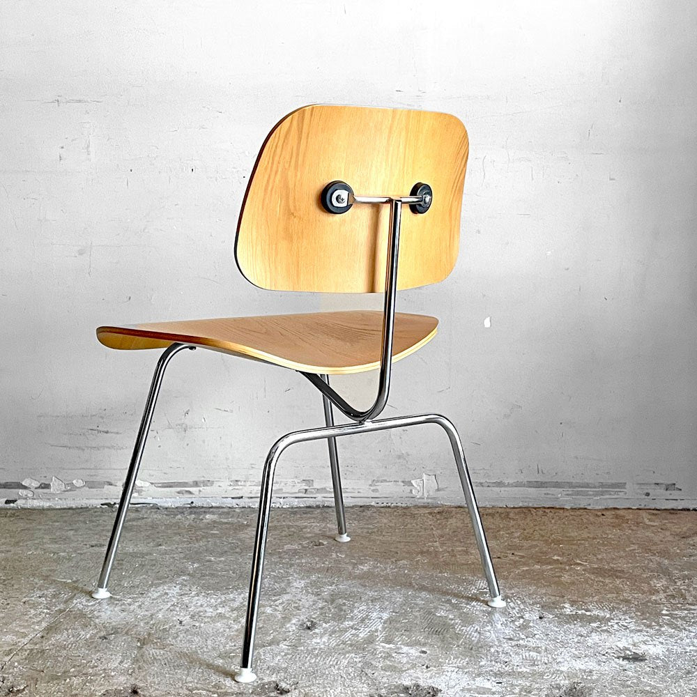 ハーマンミラー Herman Miller DCM ダイニングチェア メタルレッグ プライウッド アッシュ イームズ C&R. Eames ミッドセンチュリー ■