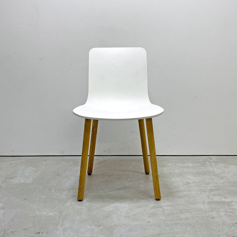 ヴィトラ vitra ハルウッド HAL WOOD サイドチェア ダイニングチェア ホワイト ナチュラルオーク ジャスパー・モリソン 定価￥78,100- B ●