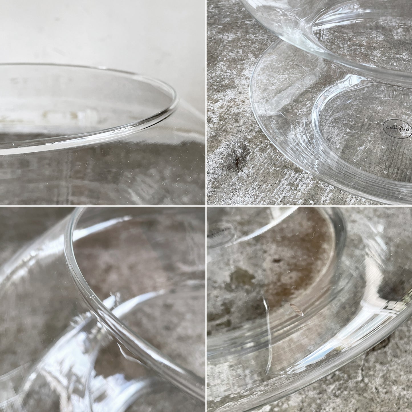 ザ・コンランショップ THE CONRAN SHOP フラワーベース 花瓶 金魚鉢 ガラスベース モダンデザイン ■