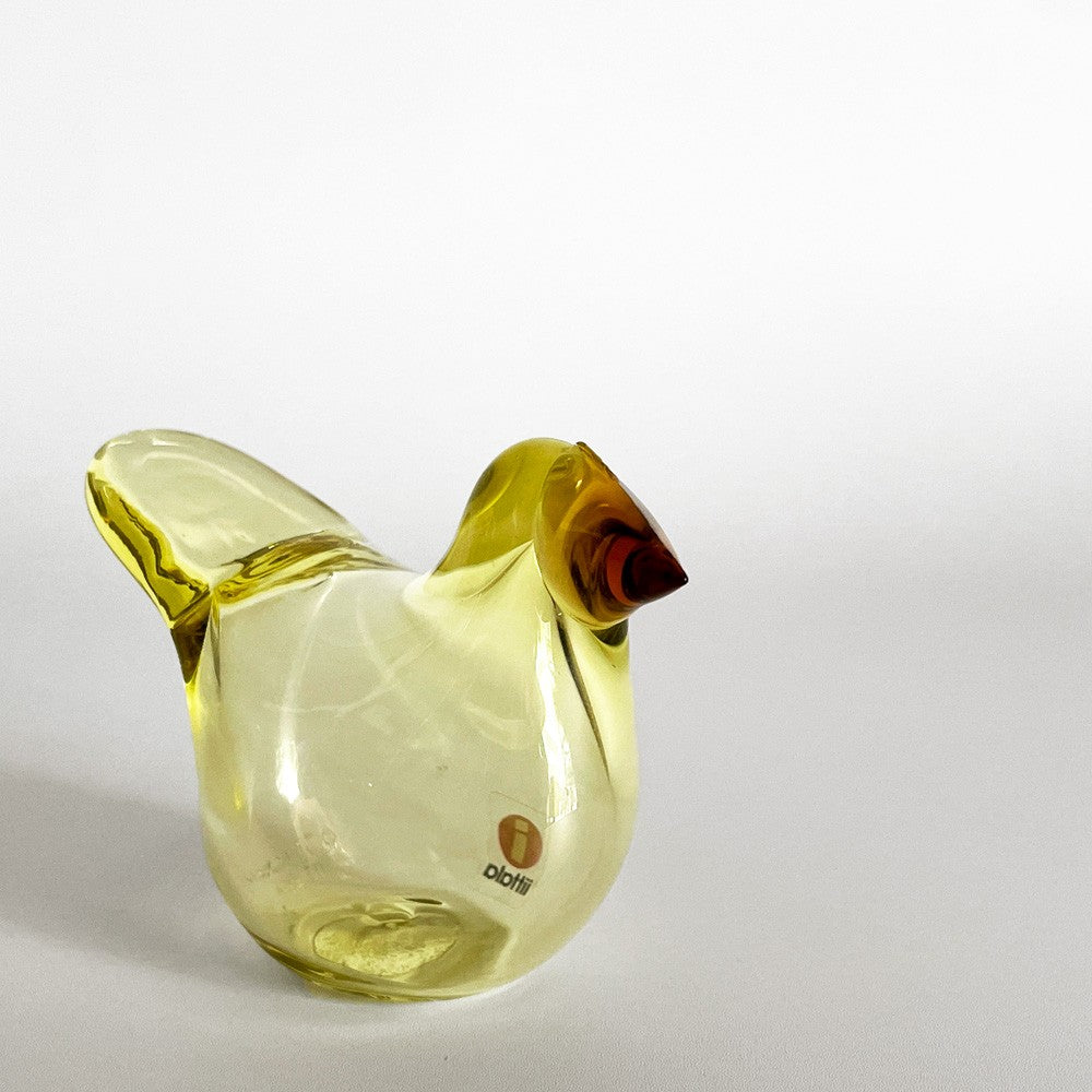 イッタラ iittala バーズバイトイッカ Birds by Toikka シエッポ Sieppo レモン×コッパー フィギュリン オイバ・トイッカ Oiva Toikka イッタラバード 北欧雑貨 箱付 定価￥41,800-  ■