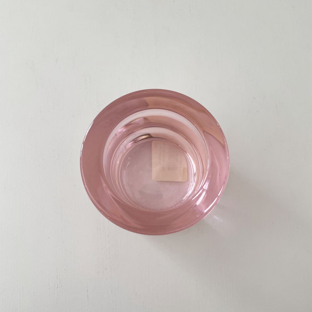 イッタラ iittala マリメッコ marimekko キビ kivi キャンドルホルダー ペールピンク 60mm 箱付 ヘイッキ・オルヴォラ フィンランド 廃番カラー ◎