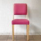 イデー IDEE アラダン チェア ALADIN Chair ダイニングチェア ピンク ファブリック メープル材 植木莞爾 廃番 ◇