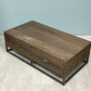 アルモニア ARMONIA ヘリテイジシダー HERITAGE CEDAR センターテーブル 杉古材 2ドロワー W120cm ◎