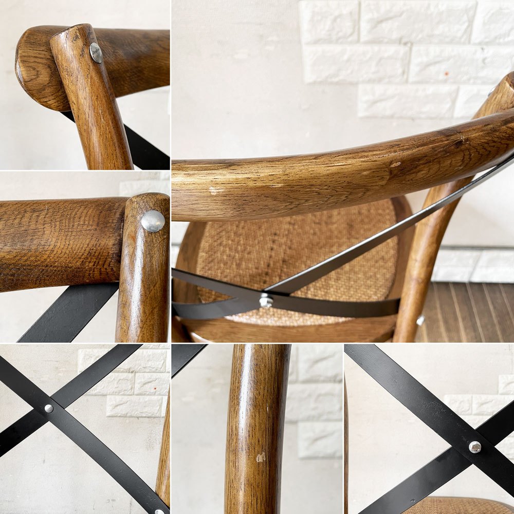 ジャーナルスタンダード journal standard Furniture ビーコンチェア BEACON CHAIR ダイニングチェア ベントウッドチェア オーク材×ラタン×スチール 定価￥28,600- 廃番 ◎