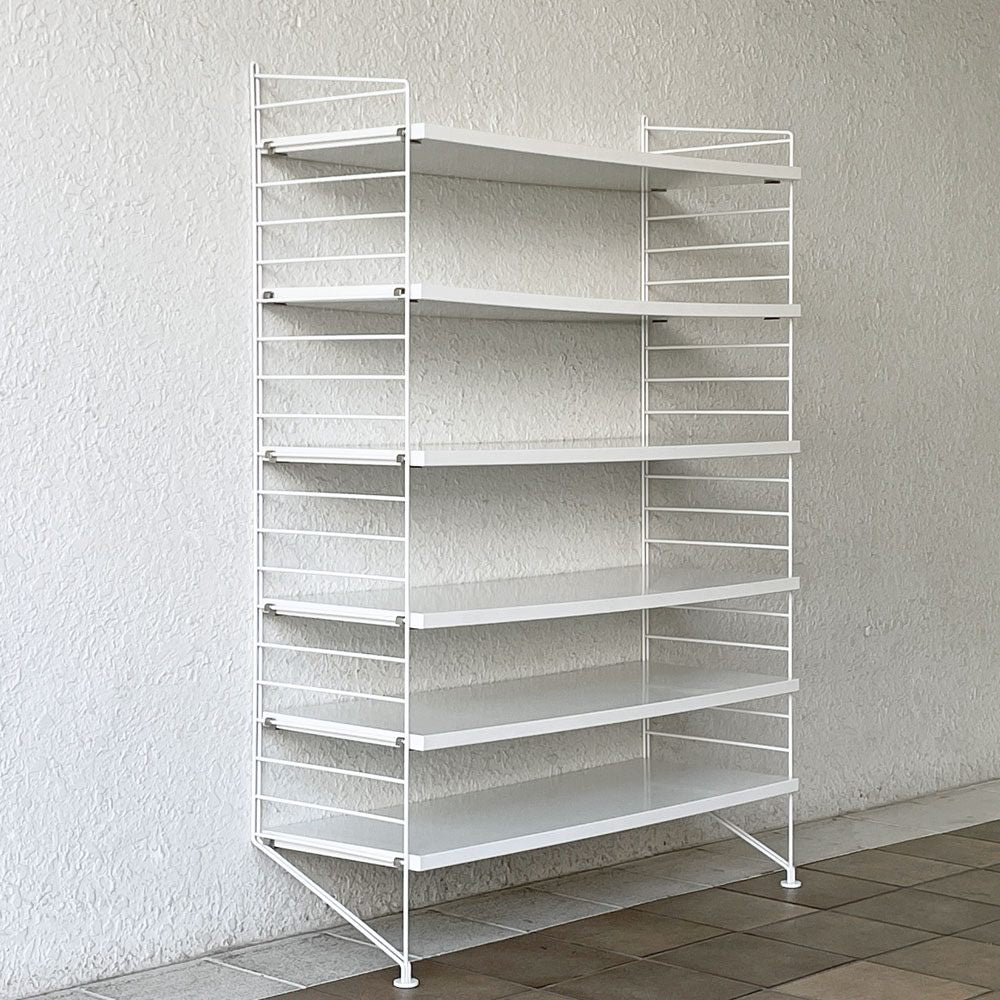 ストリングファニチャー String Furniture ストリングシステム シェルフ フロアパネル H115 棚板 W78×30cm ×6枚 ◇