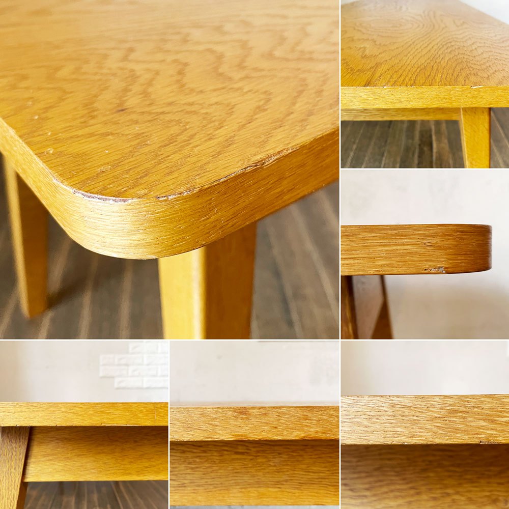 パシフィックファニチャーサービス P.F.S. デペンデントハウス ティーテーブル DH TEA TABLE ローテーブル Sサイズ W102cm ナラ材 ライトブラウン 定価￥52,800- ◎
