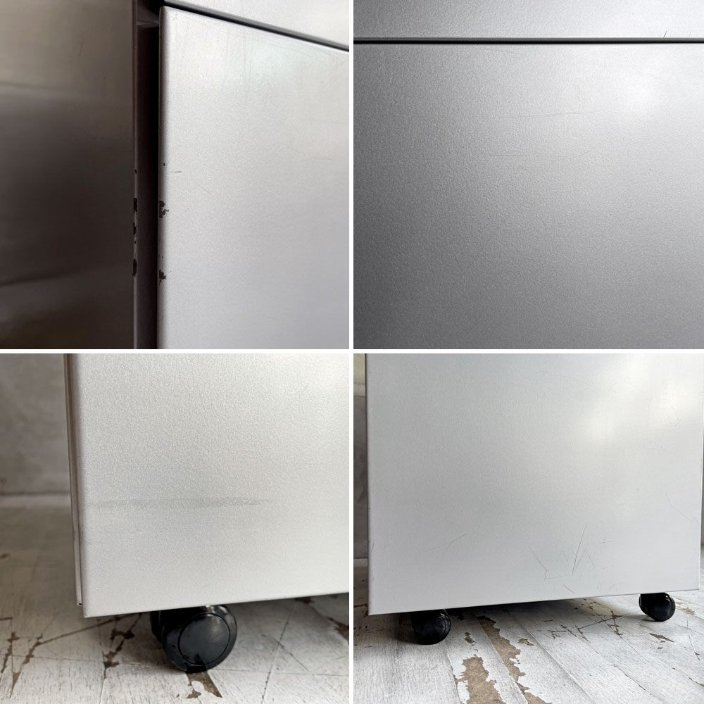カッシーナ Cassina ixc. AFドロワー AF DRAWER デスクキャビネット ワゴン 鍵付き トレー付属 キャスターロック機能付き イタリア ミニマルデザイン A