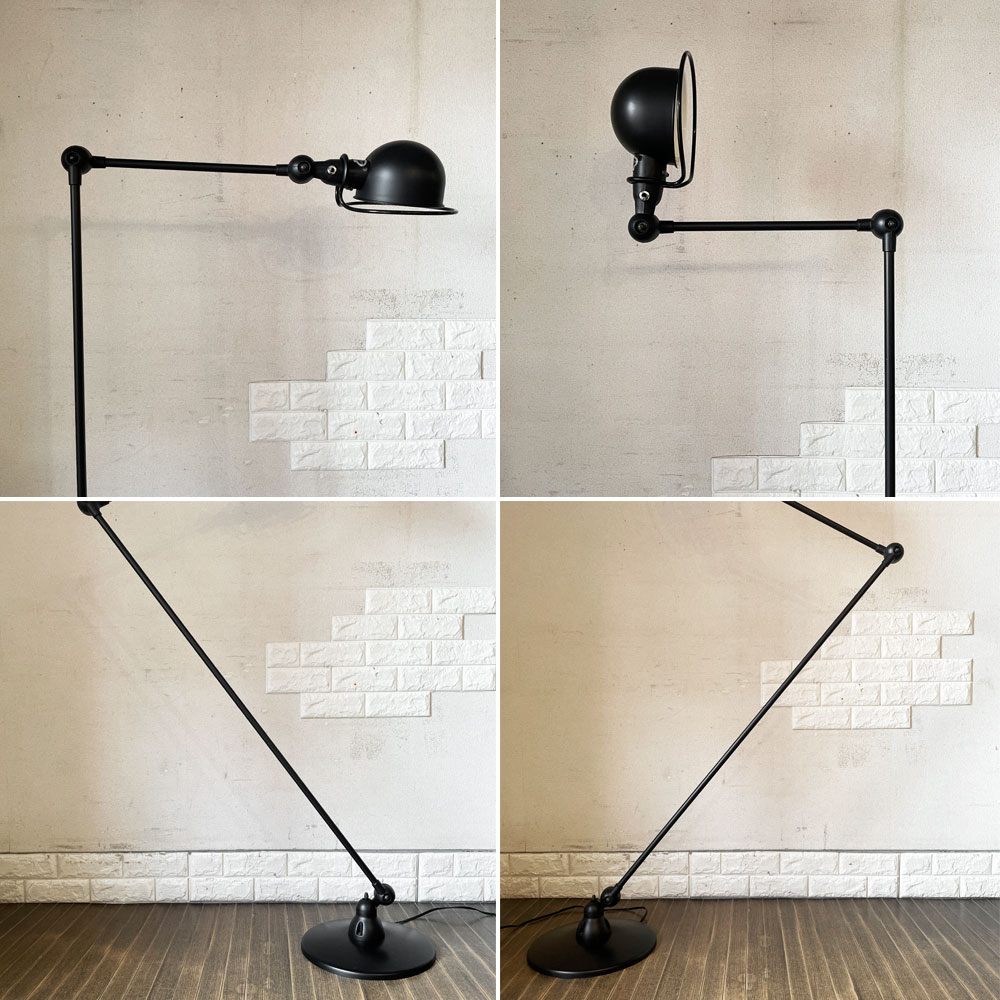 ジェルデ JIELDE フロアランプ 1240 FLOOR LAMP マットブラック フランス インダストリアル P.F.S.取扱 定価￥137,500- ◎