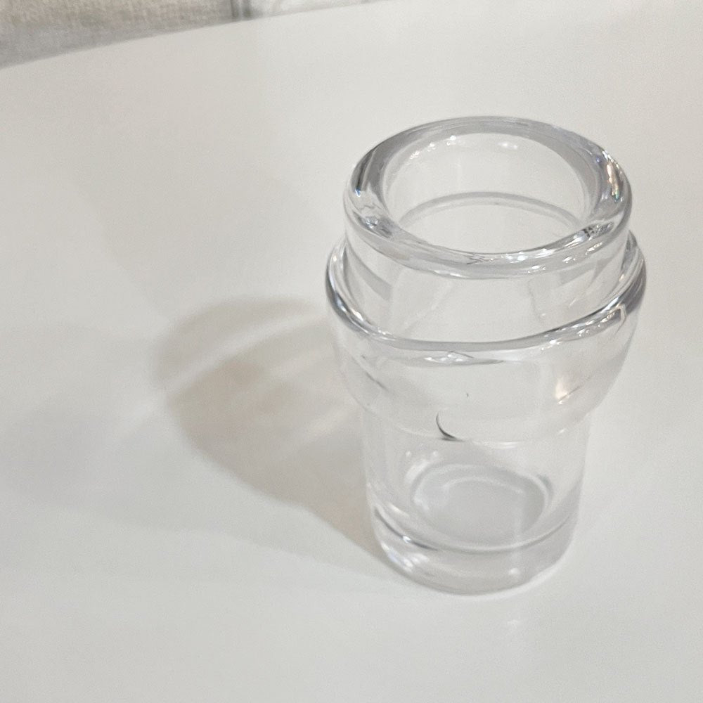 エリックホグラン Erik Hoglund フラワーベース 花瓶 クリアガラス H10cm ビンテージ 北欧雑貨 ◎