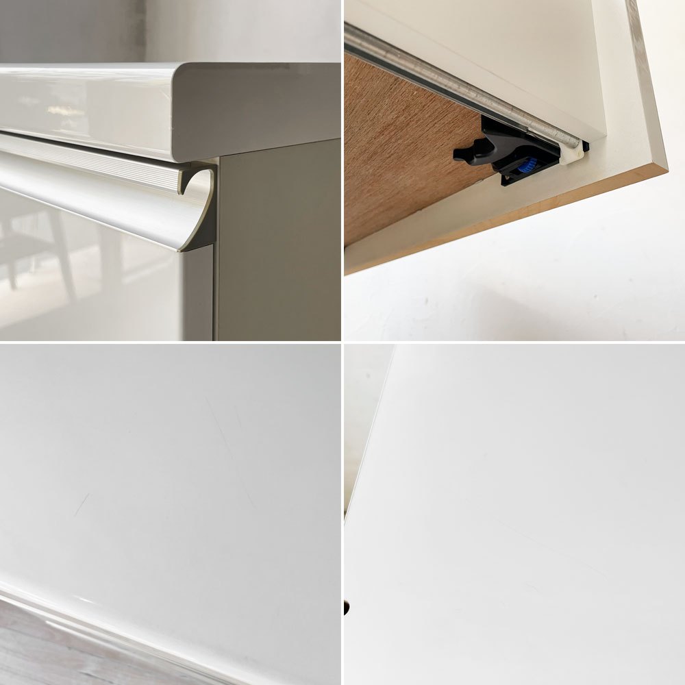 パモウナ Pamouna キッチンカウンター チェスト W60cm ソフトクローズ ダイヤモンドハイグロス シンプルモダン IDC大塚家具取り扱い ★