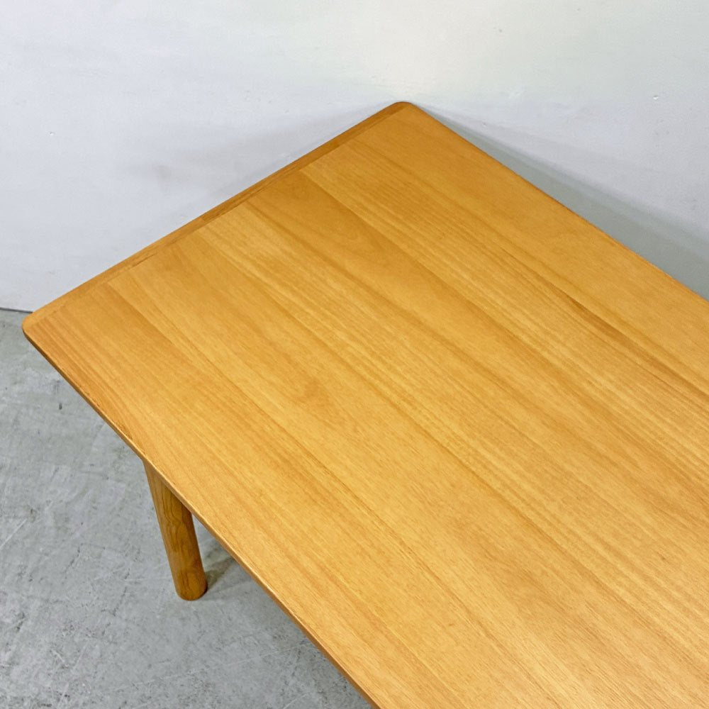 無印良品 MUJI 木製テーブル ダイニングテーブル ラバーウッド材 Ｗ180cm ナチュラルデザイン 参考定価￥59,900- ●