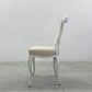 サラグレース Sarah Grace SGD デビュー ダイニングチェア DEBUT DINING CHAIR CHARM BD WHITE&NATURAL LINEN ラタンバック アンティーク風 オーク材 参考価格約55,000円 D〓