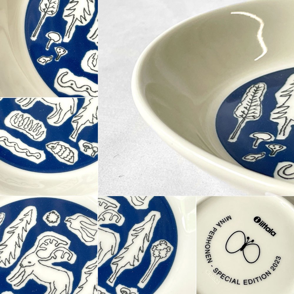 イッタラ iittala × ミナペルホネン minä perhonen フォレストライフ forest life プレート 12cm 2枚セット 箱付き 未使用保管品 ◇