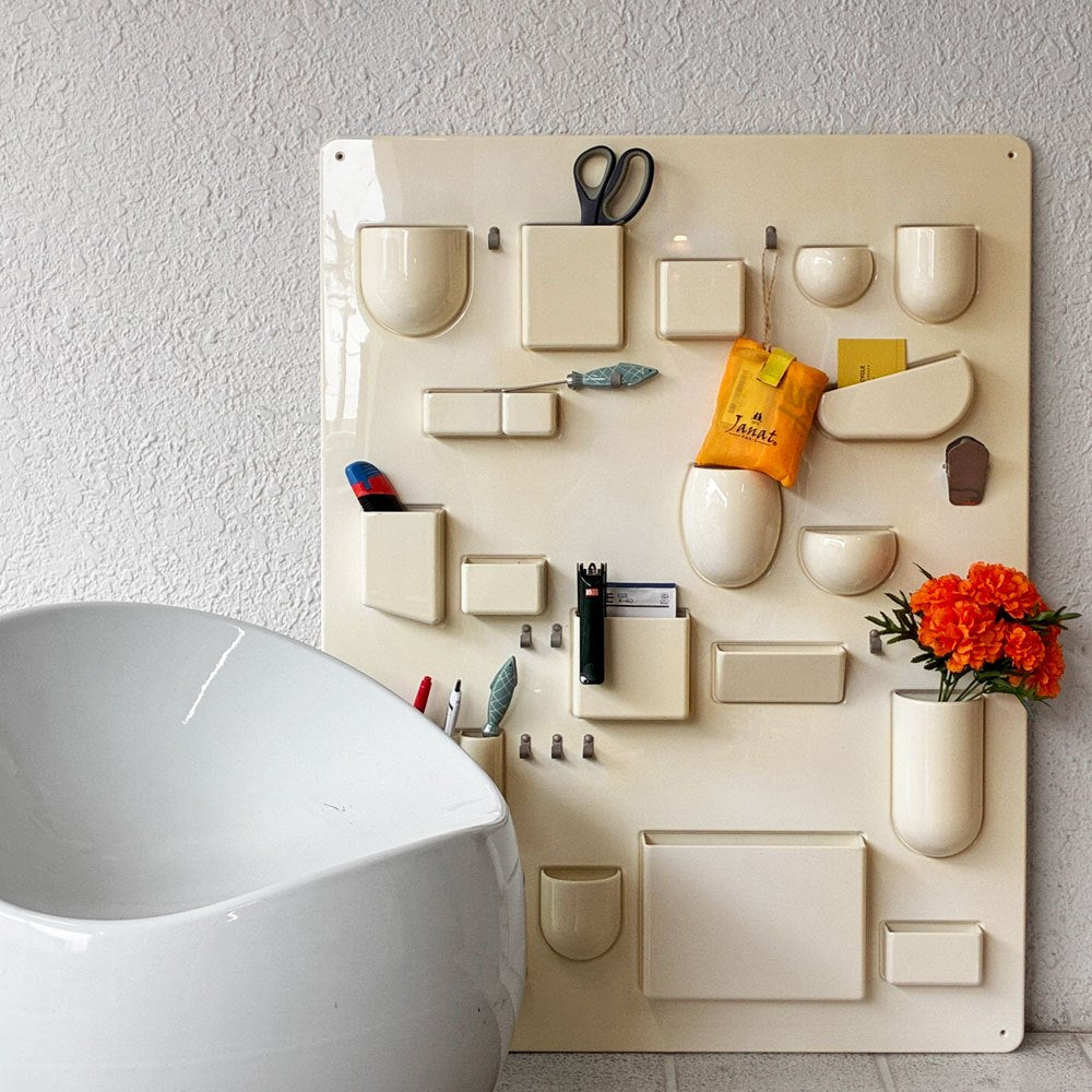 ヴィトラ vitra ウーテンシロ1 Uten.Silo 1 ホワイト 壁掛け収納 ウォールシェルフ インゴ・マウラー & ドロシー・ベッカー ミッドセンチュリー スペースエイジ ◇