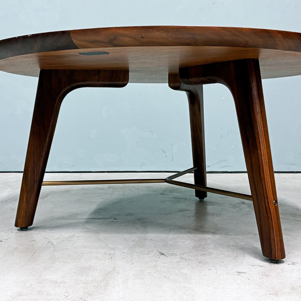 ステラワークス Stellar Works ユーティリティ Utility コーヒーテーブル Φ80cm ウォールナット Neri＆Hu 定価￥141,000- ◎