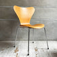 フリッツハンセン Fritz Hansen 3107 セブンチェア ビーチ材 ナチュラル ラッカー仕上げ アルネ・ヤコブセン スタッキング デンマーク 北欧家具 B ♪
