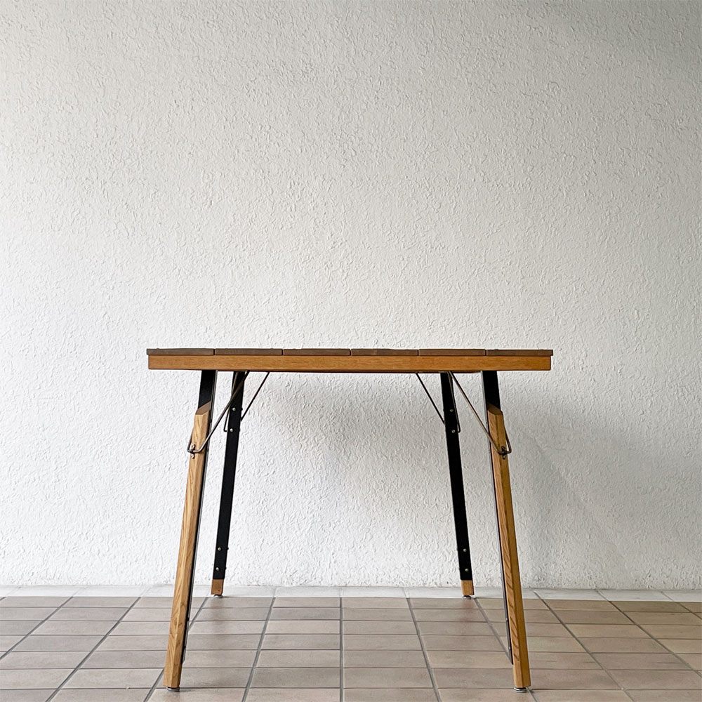 クラッシュゲート CRASH GATE イージーライフ EASY LIFE ミース MEATH ダイニングテーブル No.6脚 W135cm オーク材 参考価格10,6700円 ◇