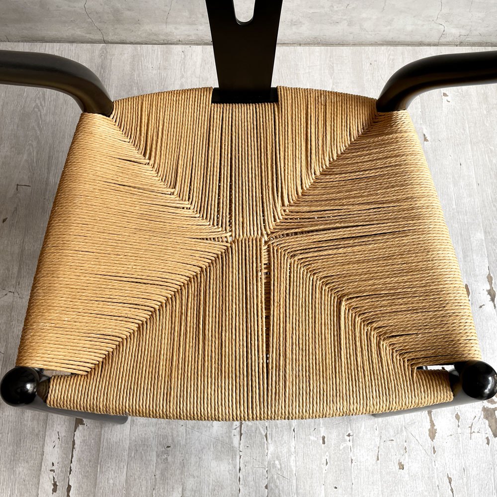 カールハンセン＆サン Carl Hansen & Son CH24 Yチェア ブラックラッカー ビーチ材 ペーパーコード  ハンス・J・ウェグナー デンマーク 北欧家具 ♪