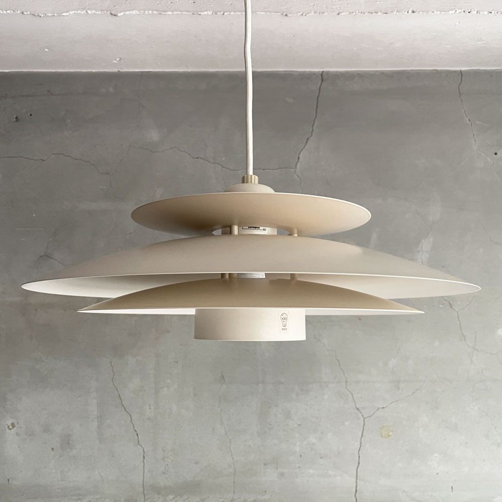 ホーン HORN 4レイヤードシェード ペンダントライト デンマーク ナチュラル ホワイト 北欧照明 廃番 Φ45cm ヤマギワ取扱い ♪