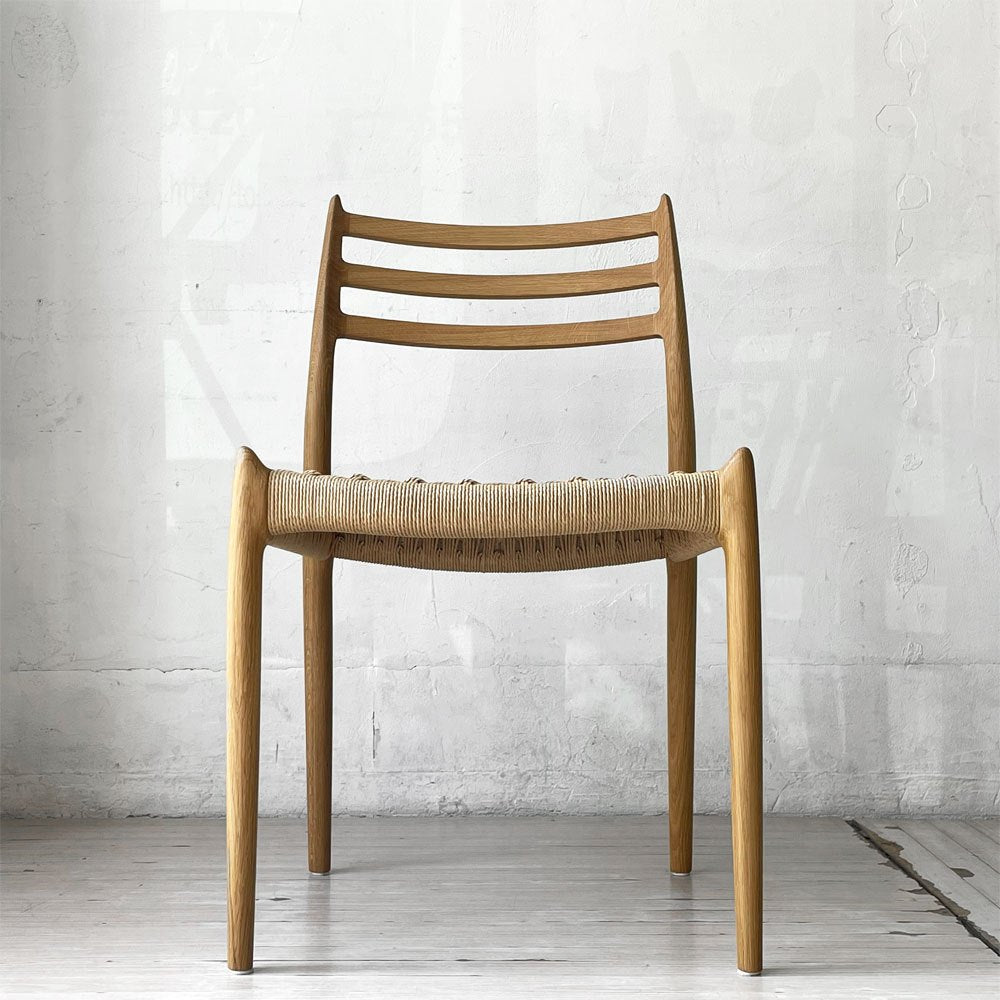 JLモラー J.L.Moller Model No.78 ダイニングチェア オーク材 ペーパーコード ニールス・O・モラー デンマーク 定価¥177,100- ★