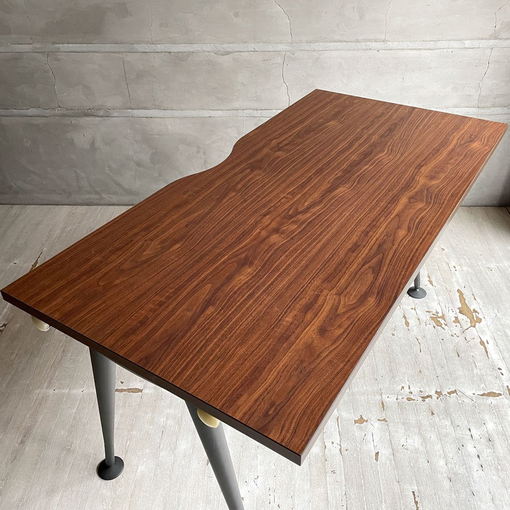 ハーマンミラー Herman Miller アバックエンバイロメンツ ABAK ミーティングテーブル デスク ウォールナットカラー ティム・ウォレス ♪