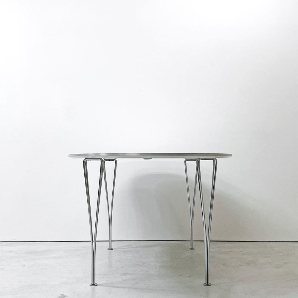 フリッツハンセン Fritz Hansen Bテーブル スーパー楕円テーブル ダイニングテーブル ピート・ハイン ブルーノ・マットソン アルネ・ヤコブセン デンマーク 北欧家具 ●