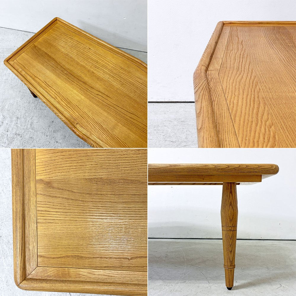 ジャーナルスタンダードファニチャー j.s.F アビー ABBEY コーヒーテーブル COFFEE TABLE アッシュ材 W130cm 廃番 ●