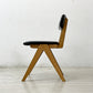ドアーズリビングプロダクツ DOORS LIVING PRODUCTS ボシー BOTHY Mountain Leg Chair ダイニングチェア PVCレザー オーク無垢材 コンパスレッグ B ●