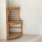 ラタン 3段 オープンシェルフ Rattan Shelf 籐 三角コーナーシェルフ コーナーラック ナチュラル オーガニック ★