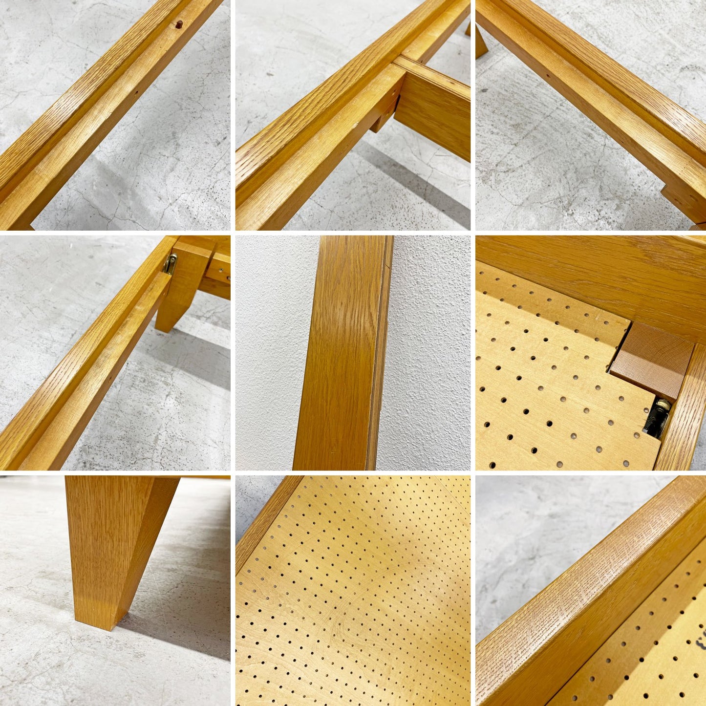 パシフィックファニチャーサービス P.F.S. DH BED ベッドフレーム シングル オーク材 受注生産品 定価￥206,800- 〓