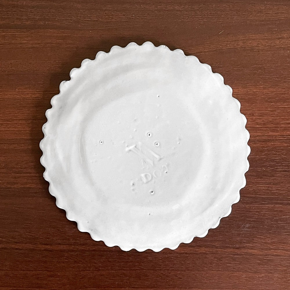 アスティエ・ド・ヴィラット Astier de Villatte アデライド ADELAID ティーカップソーサー W13cm 陶器 廃番 フランス ■