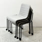 コクヨ KOKUYO オフセットフレームチェア offset frame chair オフィスチェア スタッキングチェア 4脚セット 4本脚 ファブリックシート スカイグレー キャスター 総定価￥274,800- A ●