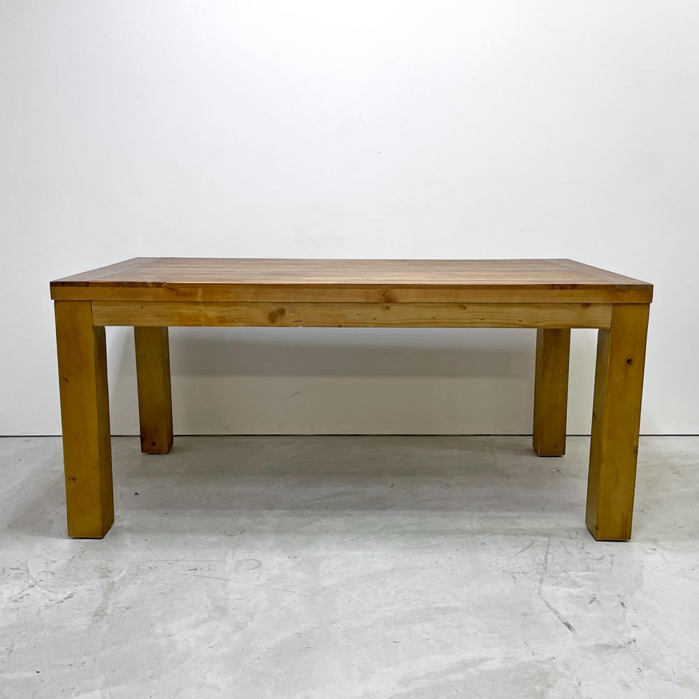 クラッシュゲート CRASH GATE ノットアンティークス Knot antiques デコ DECO ダイニングテーブル パイン古材 w160cm 関家具 ●