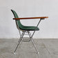 ハーマンミラー Herman Miller サイドシェルチェア セカンド 2nd ビンテージ アプホルスター スクールベース 肘掛けテーブル付 イームズ ミッドセンチュリー B 〓
