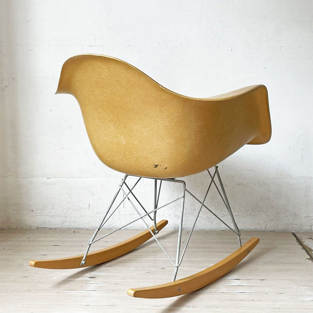 ハーマンミラー Herman Miller アームシェルチェア セカンド 2nd ビンテージ FRP ロッカーベース イームズ ミッドセンチュリー ★
