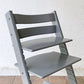 ストッケ STOKKE トリップトラップ TRIPP TRAPP ベビーチェア キッズチェア S/N4～ ストームグレー ノルウェー 北欧家具 ◇