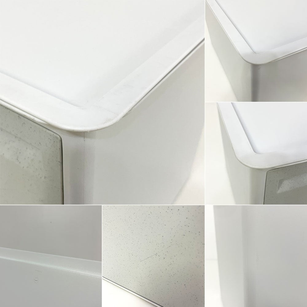 タッパーウェア Tupperware マルチオーガナイザー ワイド ドロップダウンドア グレー×ホワイト ●