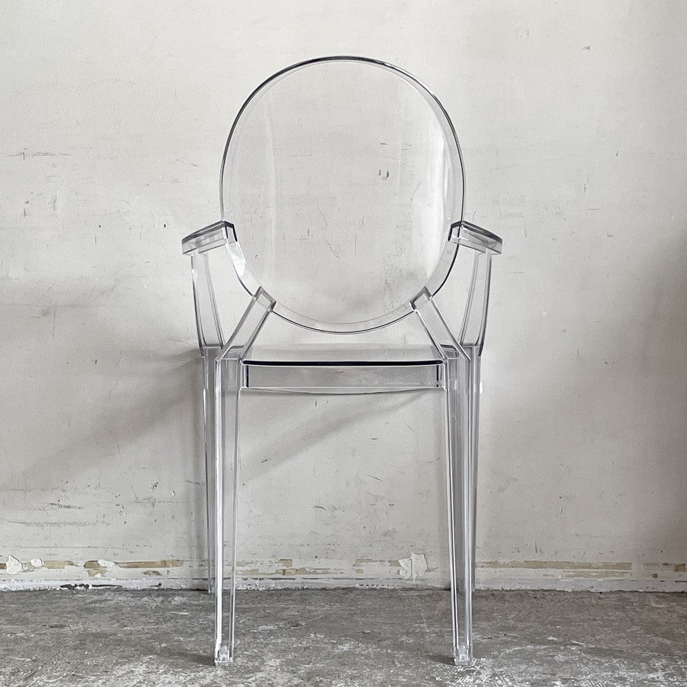 カルテル Kartell ルイゴースト Louis Ghost アームチェア ダイニングチェア クリスタル フィリップスタルク Philippe Starck イタリア ■