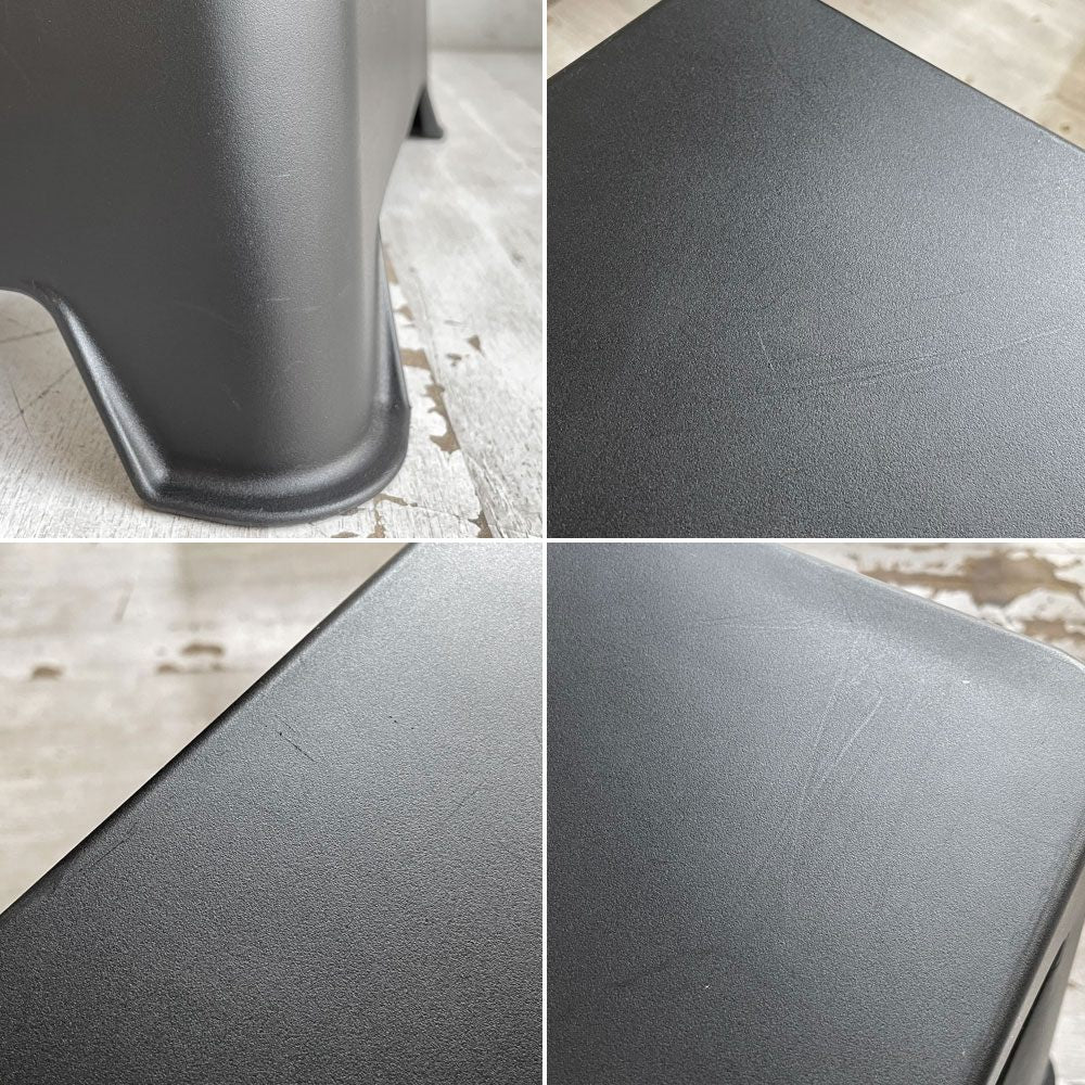 ヴィトラ vitra チャップ Chap コンスタンチン・グルチッチ スタッキングスツール サイドテーブル フットレスト ディープブラック スイス ♪