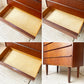 北欧ビンテージ Scandinabian Vintage チェスト キャビネット 6ドロワーズ チーク材 H101cm デンマーク 北欧家具 鍵欠品 ★