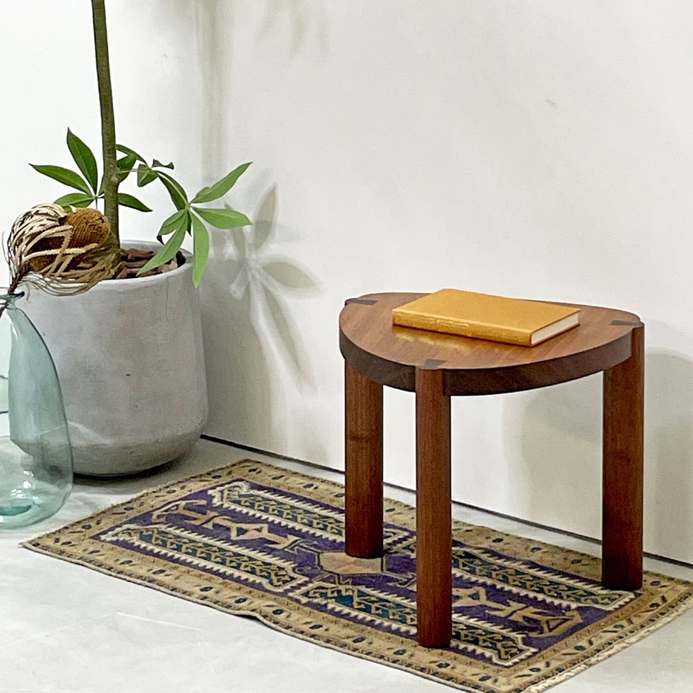 桜製作所 ブログレン スツール Brogren Stool 2022年 限定販売 ジョージ・ナカシマ George Nakashima  ウォールナット無垢材 焼印入り ●