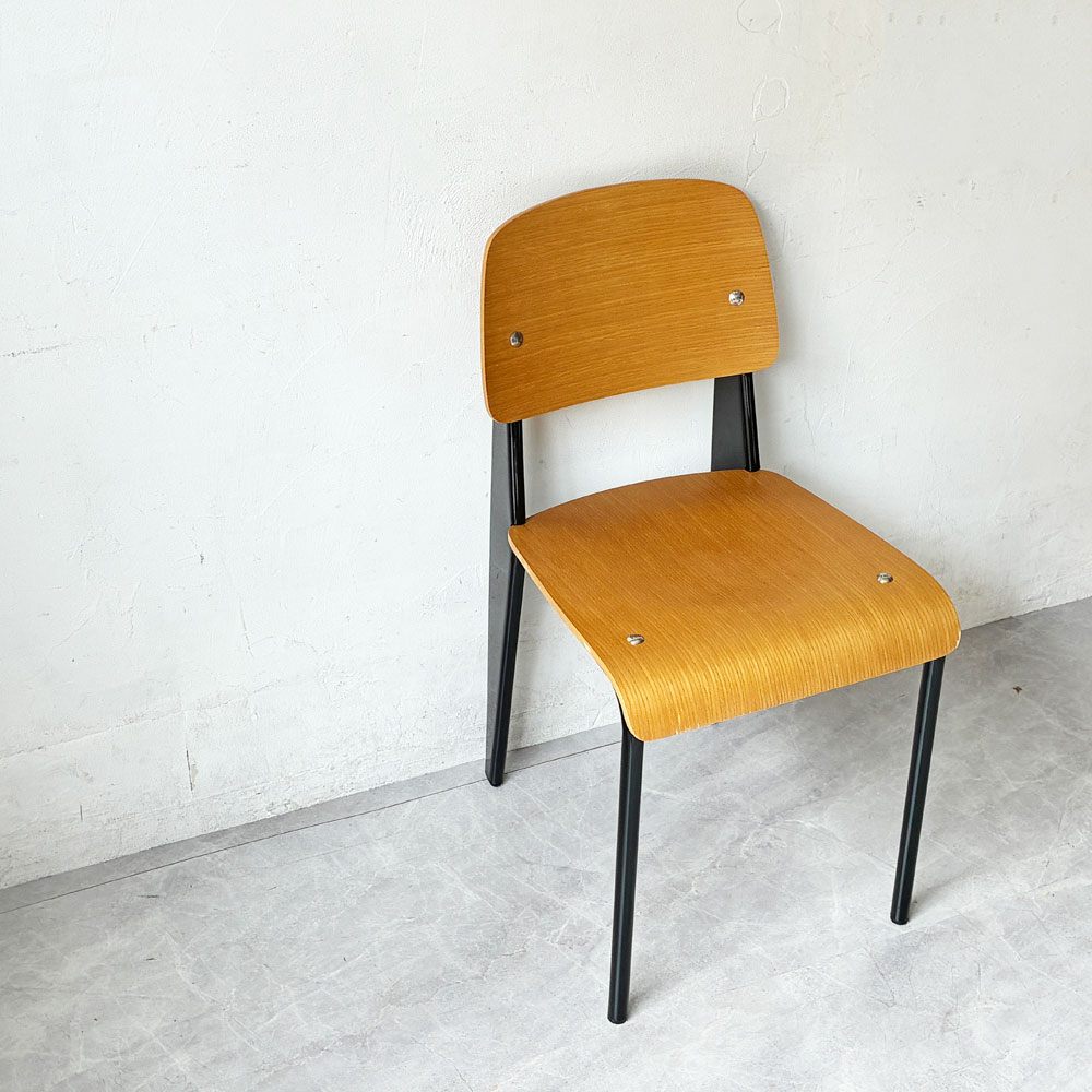 関家具 トーラスチェア Taurus Chair ダイニングチェア アッシュ材×スチール ブラックカラー インダストリアル A ★