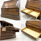 ノックオンウッド Knock on wood ライティングビューロー デスク チェスト 座机 オーク無垢材 戸山家具 横浜クラシック家具 ●