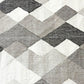 ノーチェ NOCE ウールモザイクラグ WOOL MOSAIC RUG 手機織り インドキリム ラグマット インド綿 197 × 146 cm ブラウン系 ●