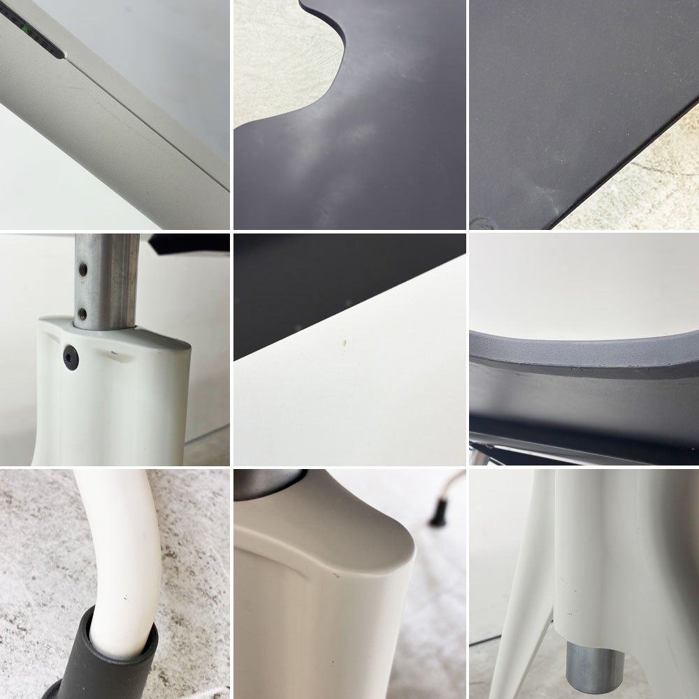 ハーマンミラー Herman Miller エンベロップデスク Envelop Desk スライド天板 & 高さ調節機能 ビル・スタンフ ジェフ・ウェバー モニターアーム付き A ●